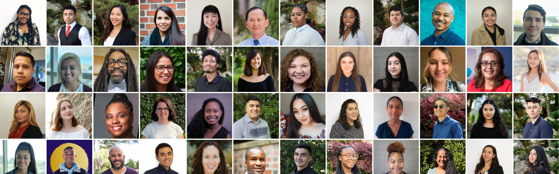 A collage of SF BUILD affiliated people.