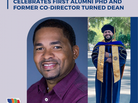 Represent in science: SF BUILD celebrates first alumni PhD and former co-director turned Dean. Photos of: Teaster Baird, Jr., PhD, (left) and Juan Castillo, PhD (right).
